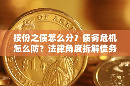 武汉按份之债怎么分？债务危机怎么防？法律角度拆解债务分配与风险自保指南