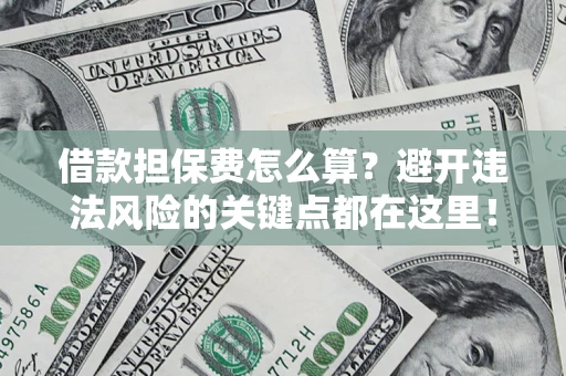 武汉借款担保费怎么算？避开违法风险的关键点都在这里！