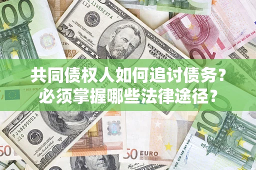 武汉共同债权人如何追讨债务？必须掌握哪些法律途径？