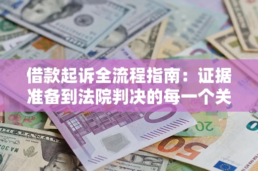武汉借款起诉全流程指南：证据准备到法院判决的每一个关键步骤