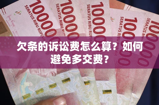 武汉欠条的诉讼费怎么算？如何避免多交费？