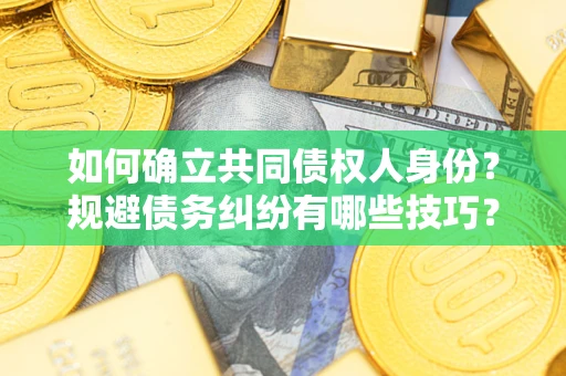 武汉如何确立共同债权人身份？规避债务纠纷有哪些技巧？