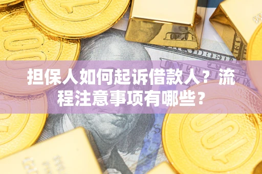 武汉担保人如何起诉借款人？流程注意事项有哪些？